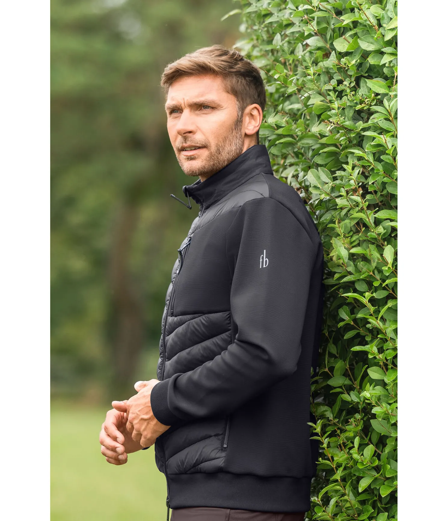 Veste d'équitation bi-matière homme Lissabon