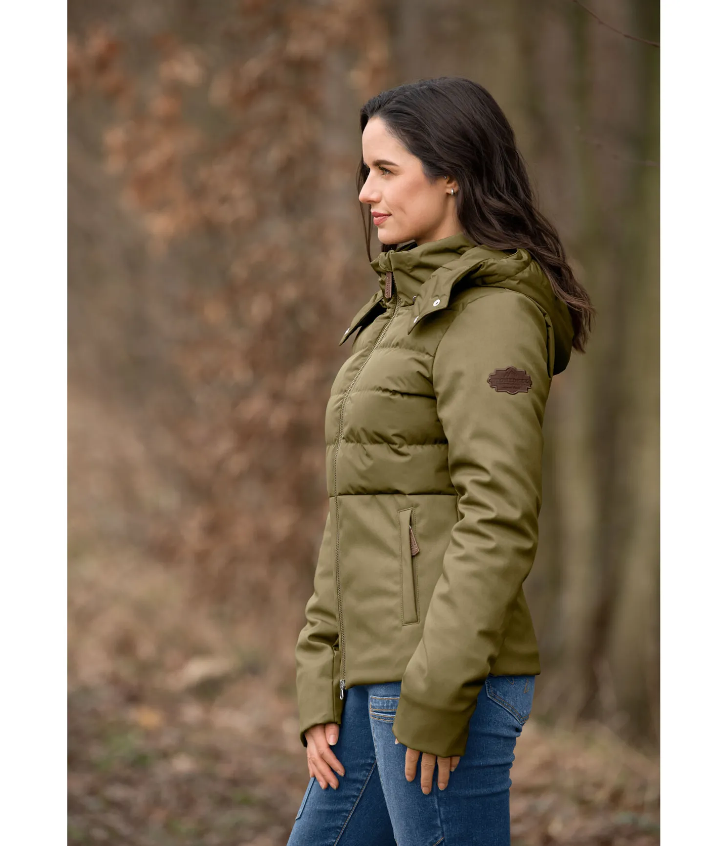 Veste d'équitation bi-matière Jane