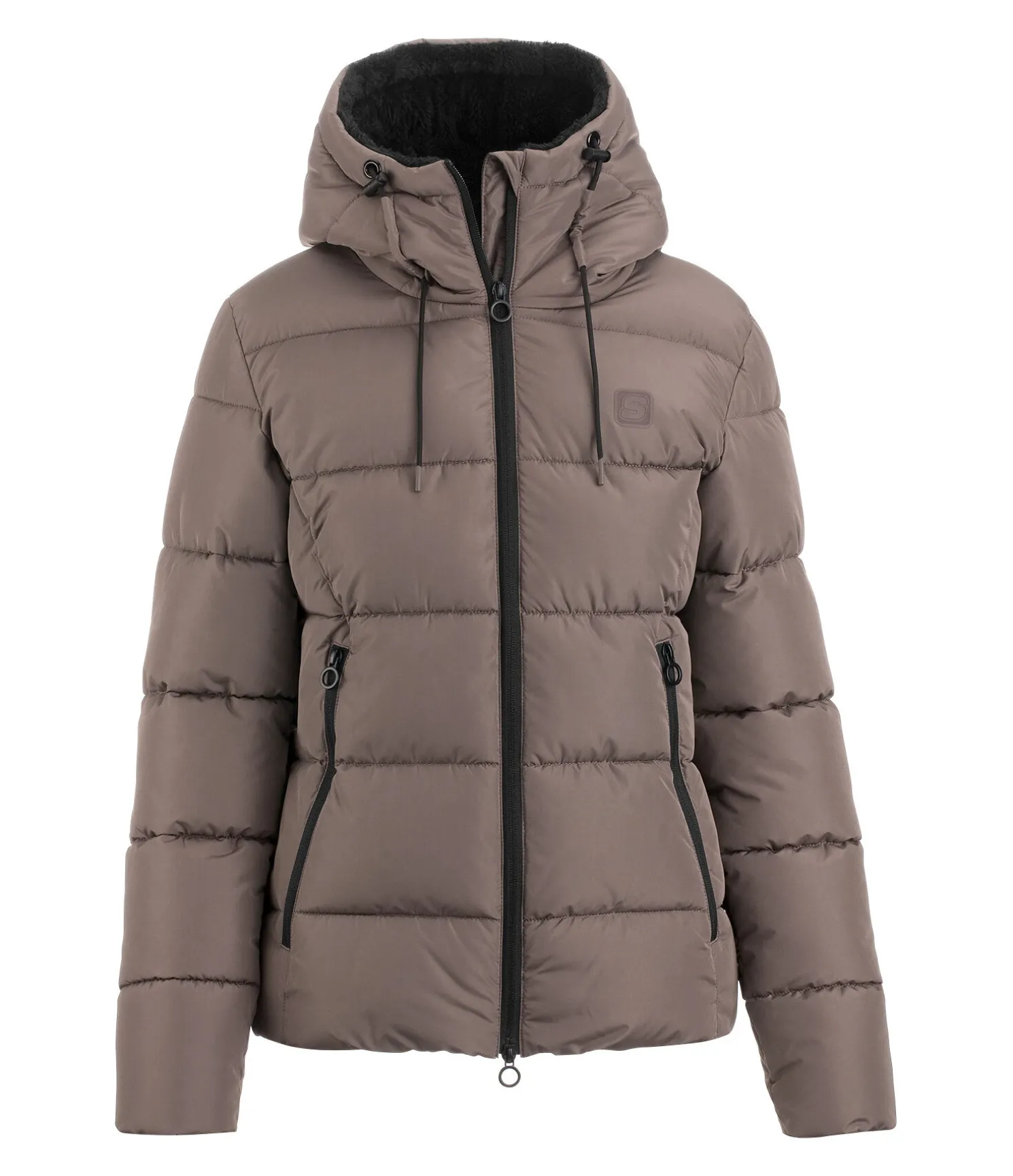 Veste d'équitation matelassée à capuche Leela II