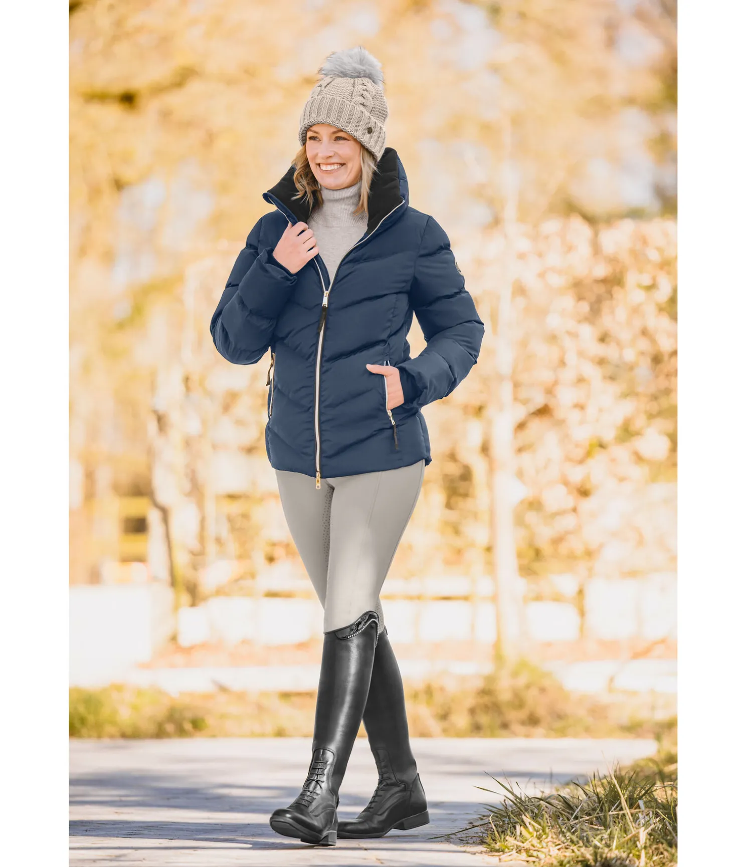Veste d'équitation matelassée Emma
