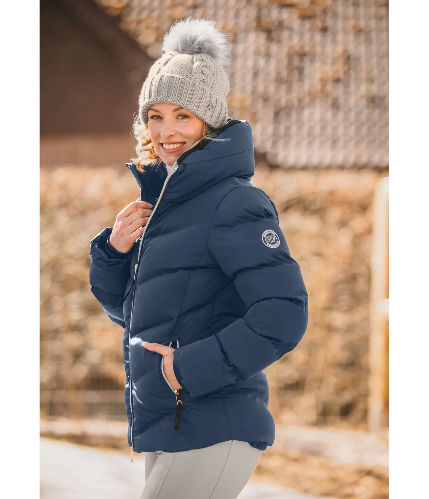 Veste d'équitation matelassée Emma