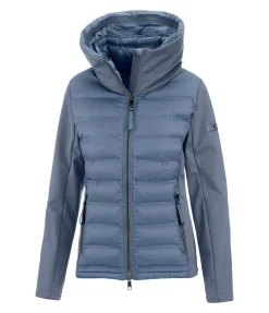 Veste d'équitation softshell bi-matière à capuche Celina