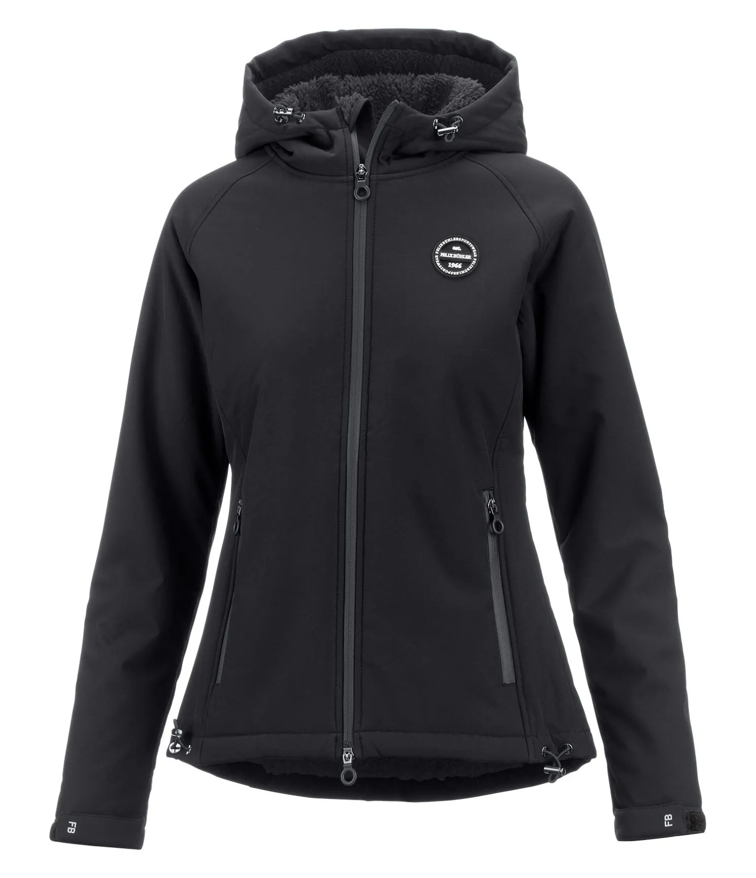 Veste d'équitation softshell à capuche Lara II