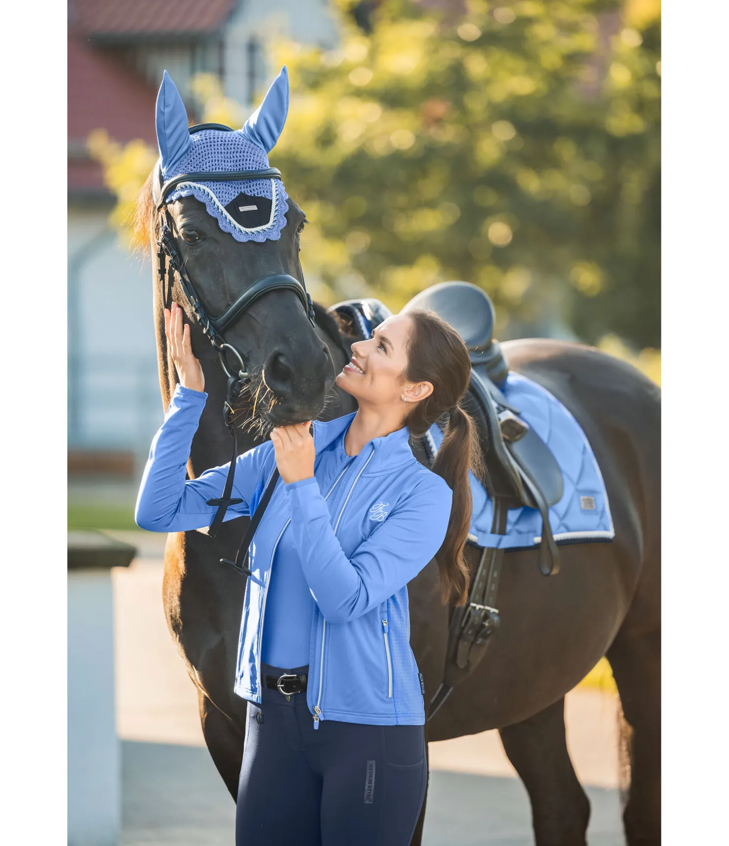 Veste d'équitation stretch Performance Nia