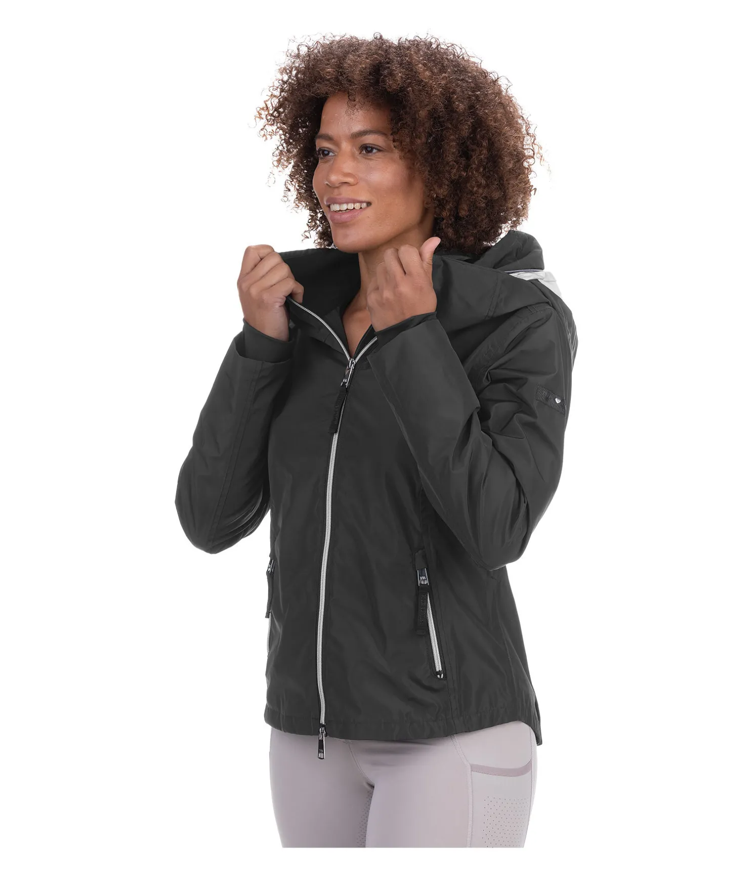 Veste d'équitation technique à capuche Hanne