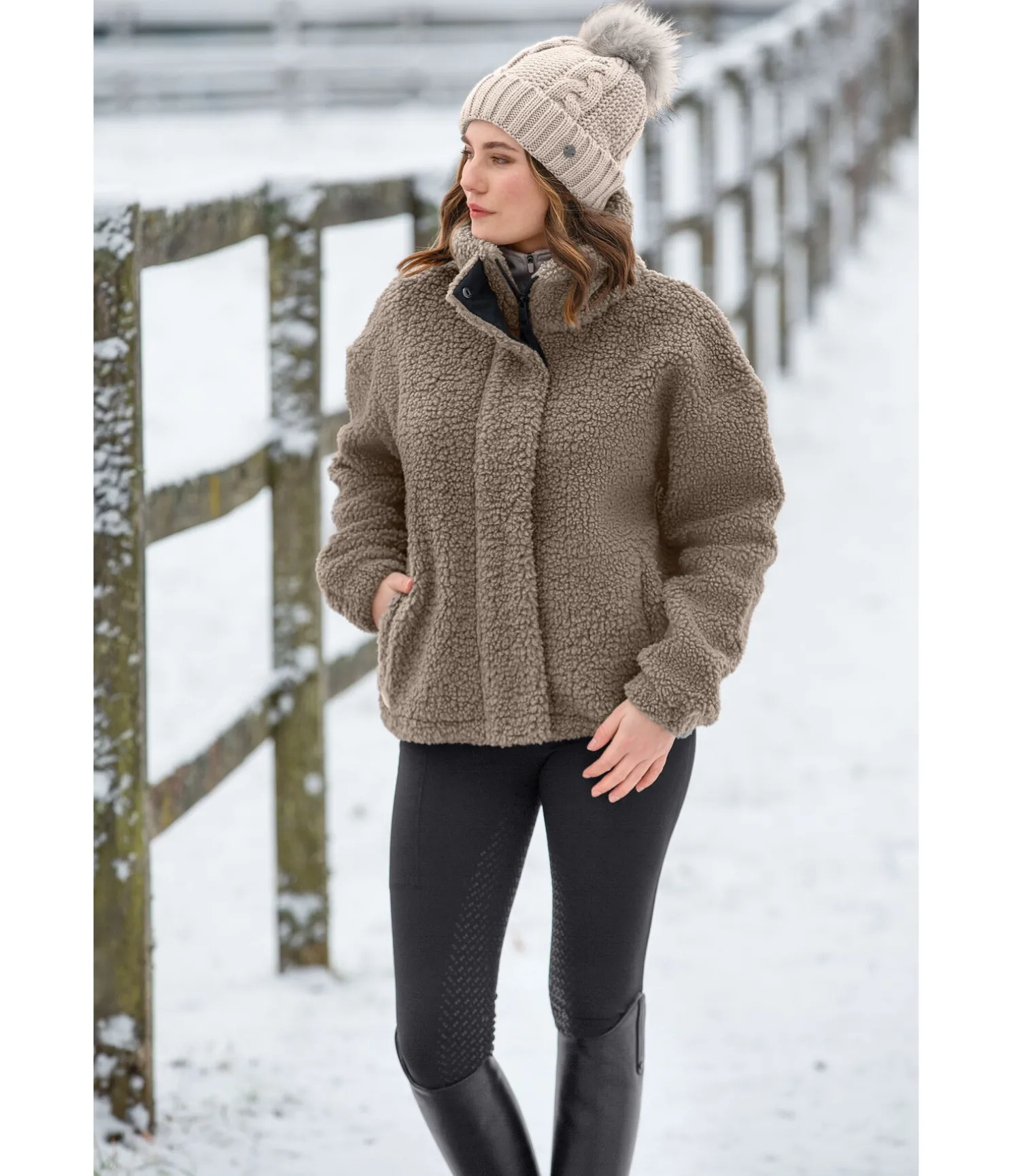 Veste en polaire Teddy Fay