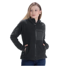 Veste en sherpa à capuche Rockies