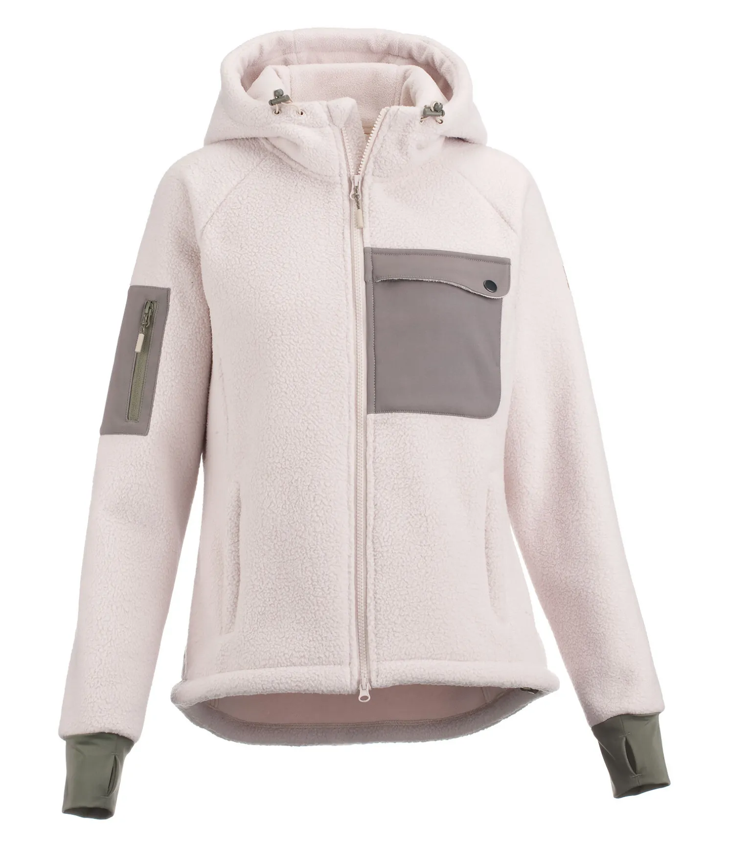 Veste en sherpa à capuche Rockies