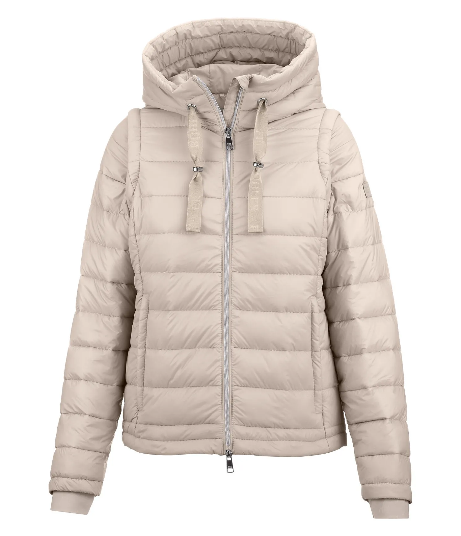 Veste matelassée 2-en-1 à capuche Cecile