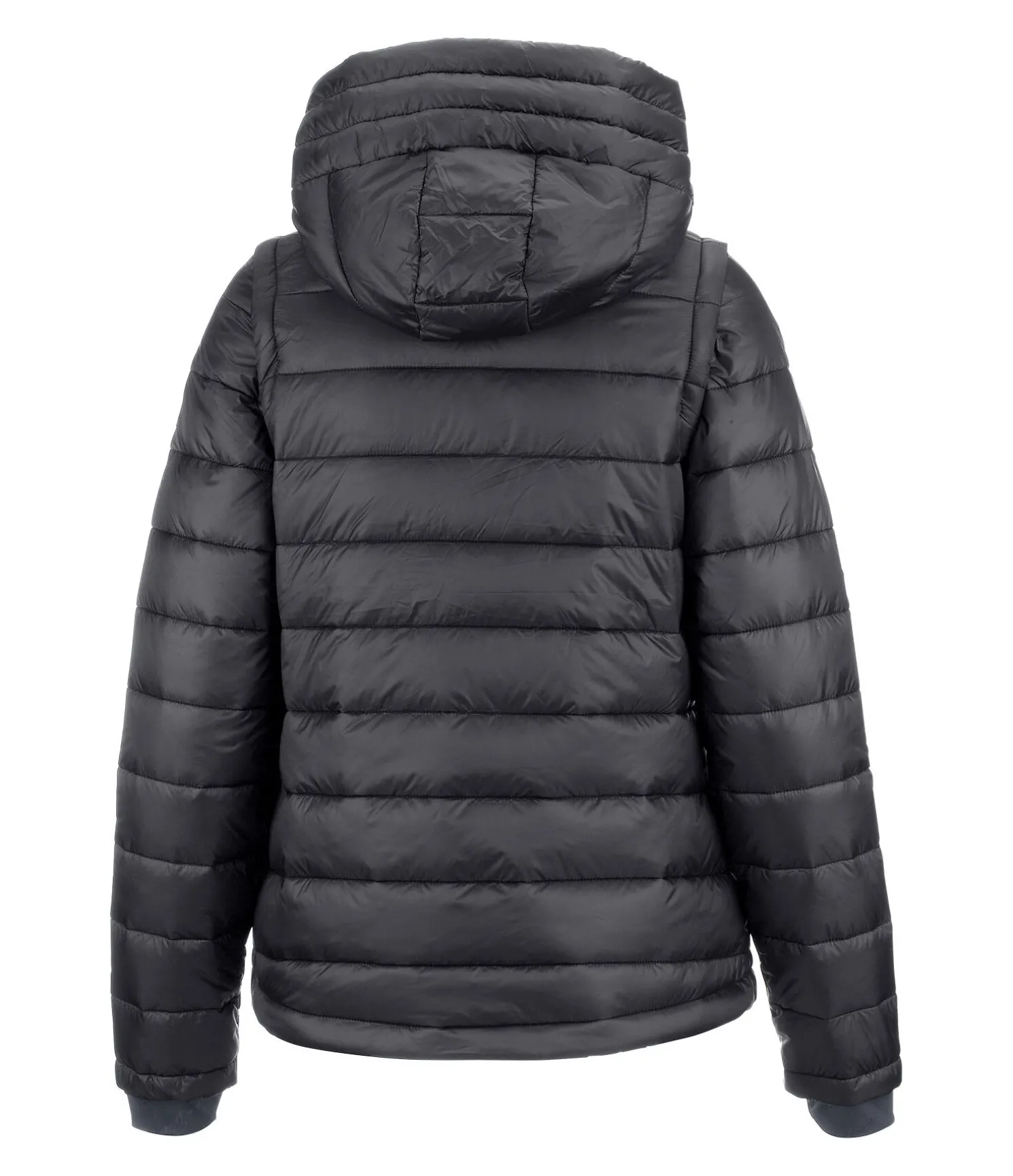 Veste matelassée 2-en-1 à capuche Cecile