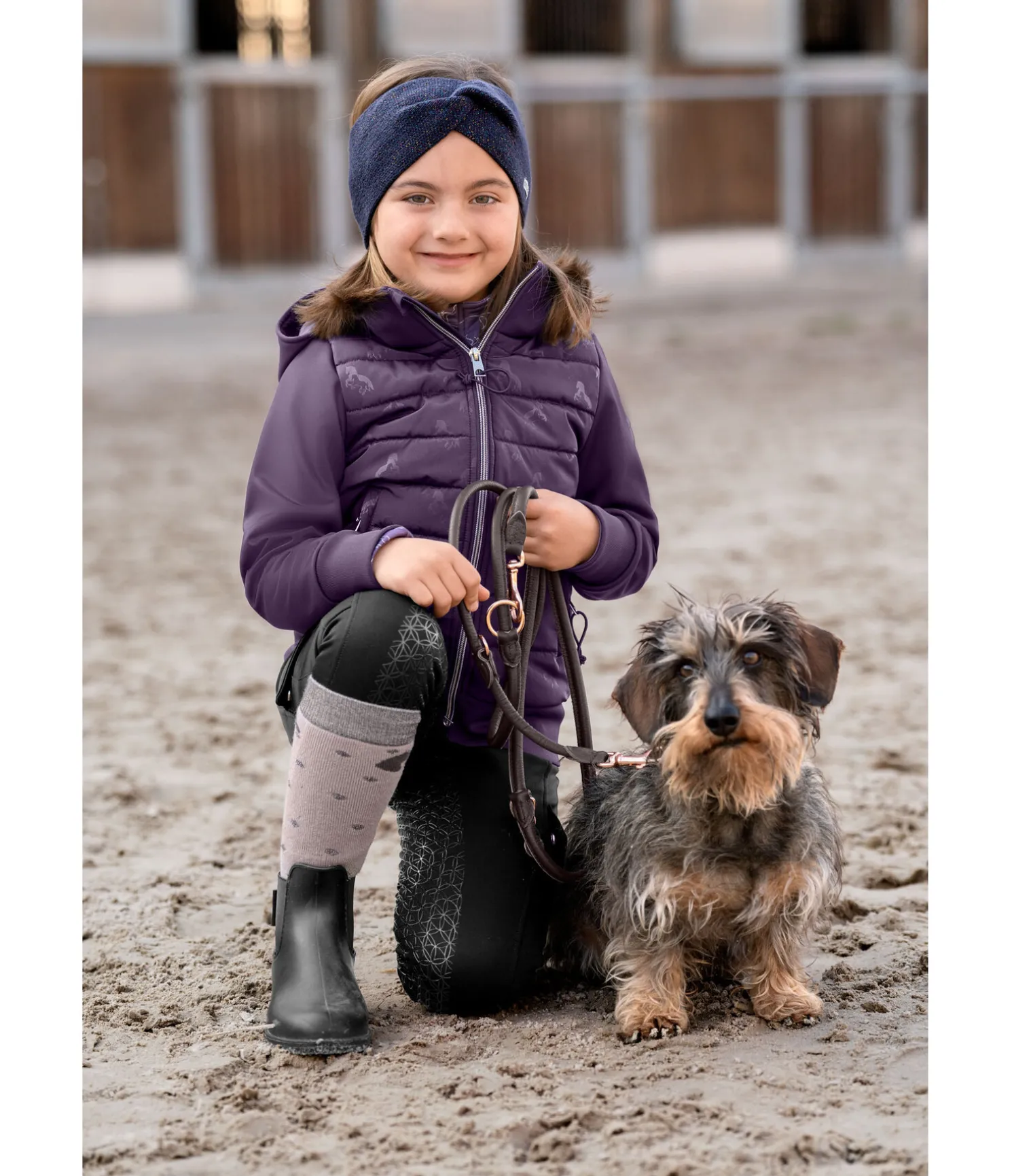 Veste softshell bi-matière enfant Nika