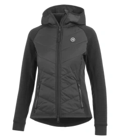 Veste stretch bi-matière à capuche Lene