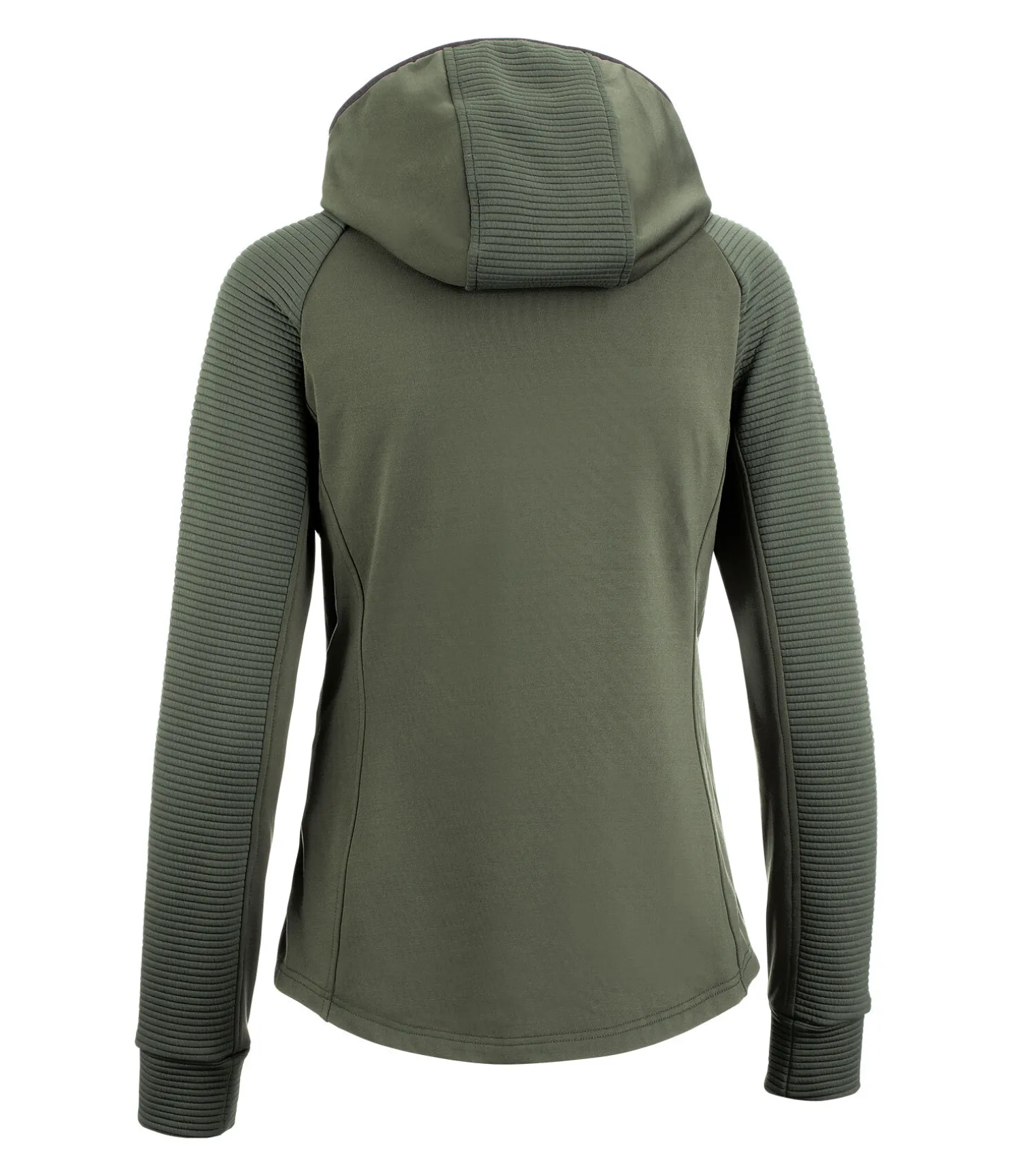 Veste stretch bi-matière à capuche Lene
