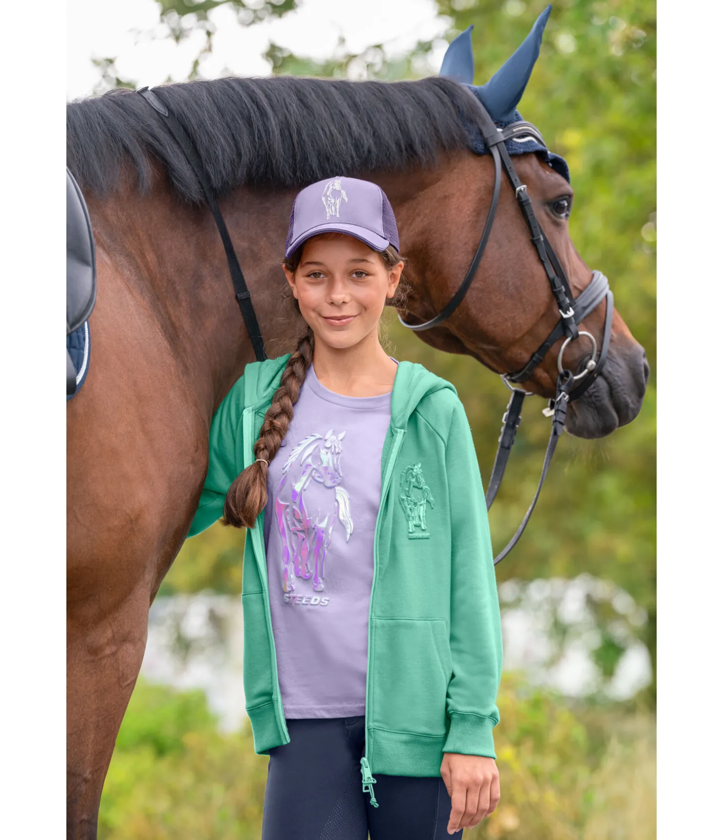Veste sweat à capuche Enfant Jael